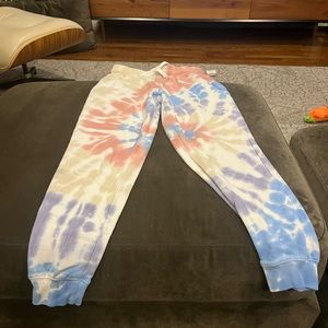 Katie J Tie dye joggers